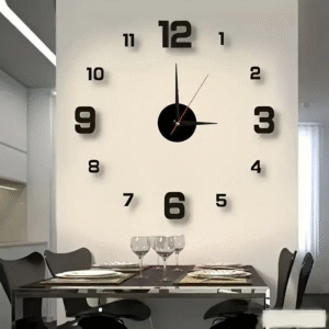 Creative Minimalist Glow-in-the-Dark Digital Wall Clock