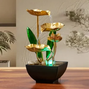 Small Indoor Fountain & Humidifier – Relaxing Desktop Decor