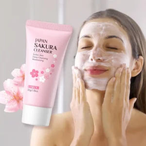 Sakura Foam Facial Cleanser – Deep Cleansing & Moisturizing